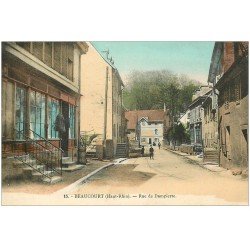 carte postale ancienne 68 BEAUCOURT. Rue de Dampierre