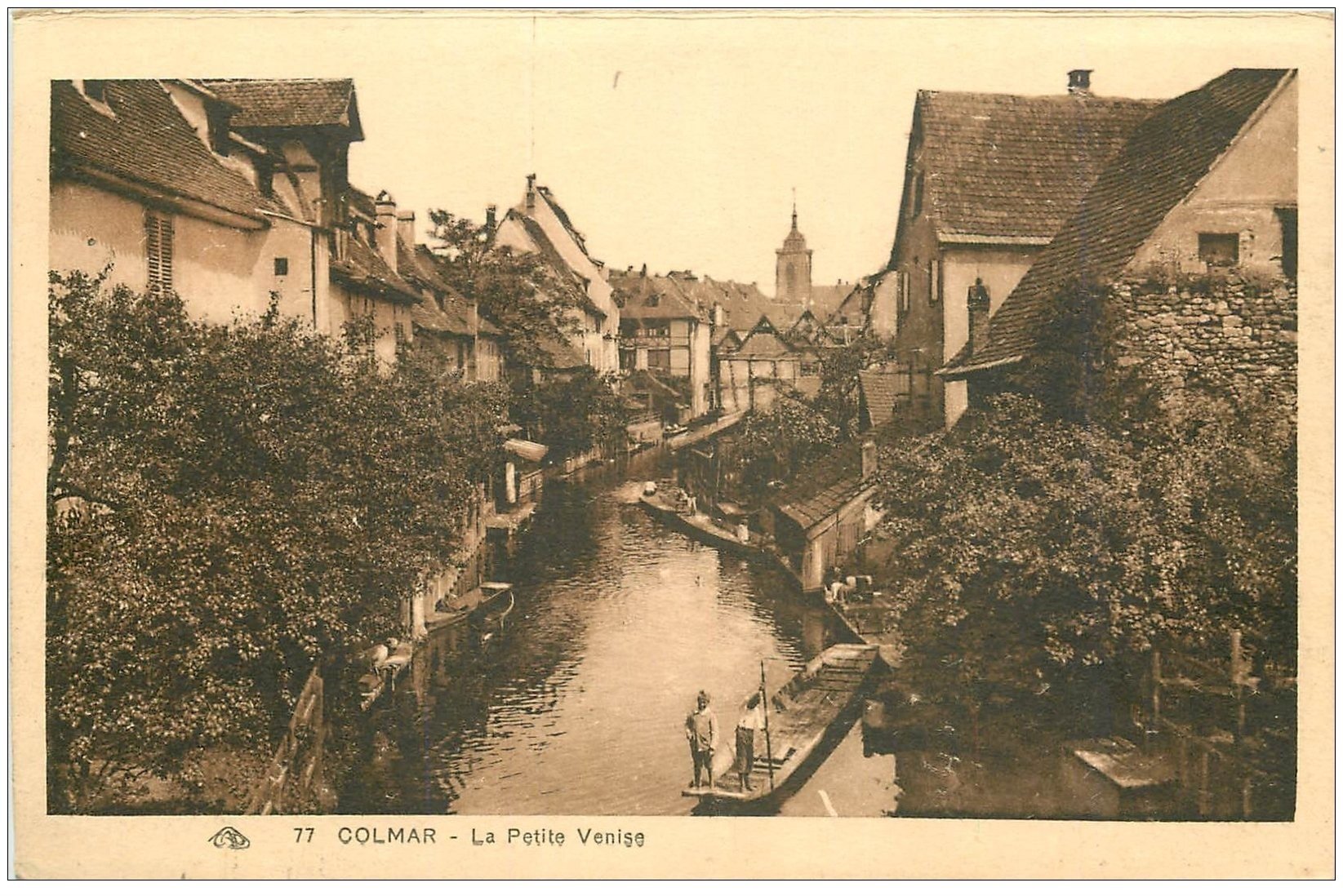 68 Colmar La Petite Venise Avec Barge 68 Colmar La Petite Venise Avec Barge