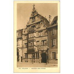 carte postale ancienne 68 COLMAR. Maison des Têtes