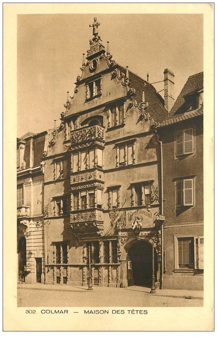 68 COLMAR. Maison des Têtes