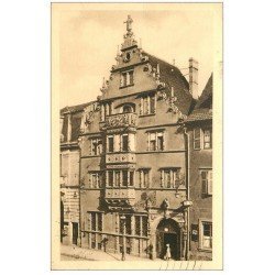 carte postale ancienne 68 COLMAR. Maison des Têtes 1938