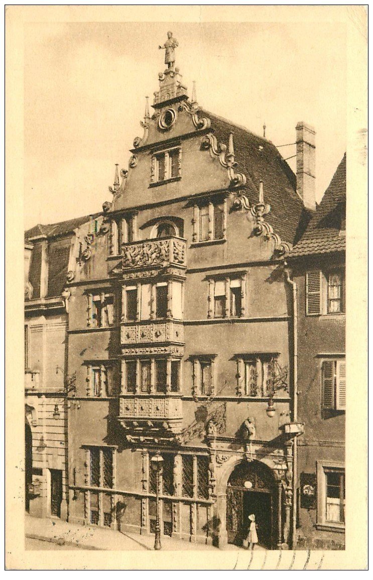 68 COLMAR. Maison des Têtes 1938
