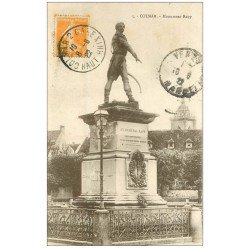 carte postale ancienne 68 COLMAR. Monument Rapp 1922