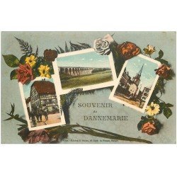carte postale ancienne 68 DANNEMARIE. Multivues. Edition Mayer en couleur