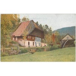 carte postale ancienne 68 GUEBWILLER. Maison Chalet Ferme. 1921