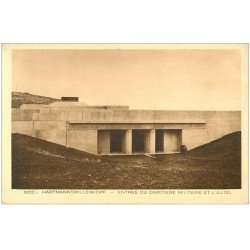 carte postale ancienne 68 HARTMANNSWILLERKOPF. Cimetière Militaire et Autel