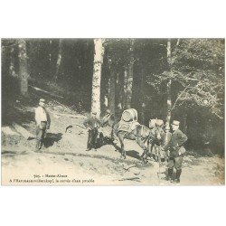 carte postale ancienne 68 HARTMANNSWILLERSKOPF. La Corvée d'eau potable 1918