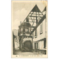 carte postale ancienne 68 KAYSERSBERG. La plus vieille Maison