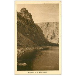 carte postale ancienne 68 LAC BLANC. Le Grand Rocher 1927