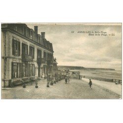 carte postale ancienne 14 ASNELLES-LA-BELLE-PLAGE. Hôtel Belle Plage 1930