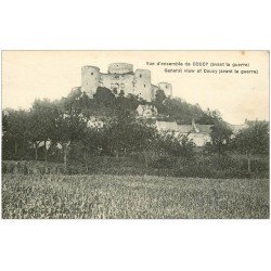 carte postale ancienne 02 COUCY-LE-CHATEAU. Vue prise avant la Guerre