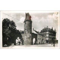 carte postale ancienne 68 MULHOUSE. La Tour Salvator. Carte Real Photo