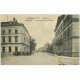 carte postale ancienne 68 MULHOUSE. Rue du Faubourg de Colmar 1910 (petits défauts)...