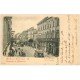 carte postale ancienne 68 MULHOUSE. Tramways rue du Sauvage 1901