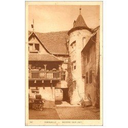 carte postale ancienne 68 RIBEAUVILLE. Ancienne Cour 1931. Timbre absent