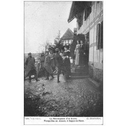 carte postale ancienne 68 SOPPER-LE-HAUT. Fiançailles, la récompense d'un brave 1916