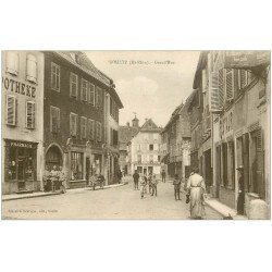 68 SOULTZ. Pharmacie et Restaurant sur Grand'Rue