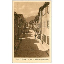 carte postale ancienne 68 SOULTZ. Rue du Ballon vers Vieil-Armand