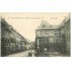 carte postale ancienne 68 THANN. Fontaine Rue Principale 1917