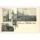 carte postale ancienne 68 THANN. Münster et Total. Engelsburg vers 1900. Timbre manquant