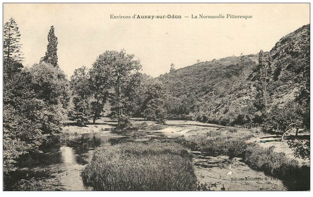 carte postale ancienne 14 AUNAY-SUR-ODON. La Normandie