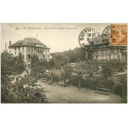 carte postale ancienne 68 TROIS-EPIS. Hôtel Notre-Dame et Roseraie 1929