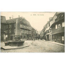 carte postale ancienne 67 BARR. Confiserie rue Taufflieb