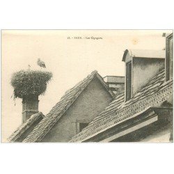 carte postale ancienne 67 BARR. Les Cigognes