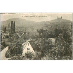 carte postale ancienne 67 BARR. Ruines du Château d'Andlau 23