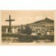 carte postale ancienne 67 DABO. Calvaire et Chapelle Saint-Léon 1948