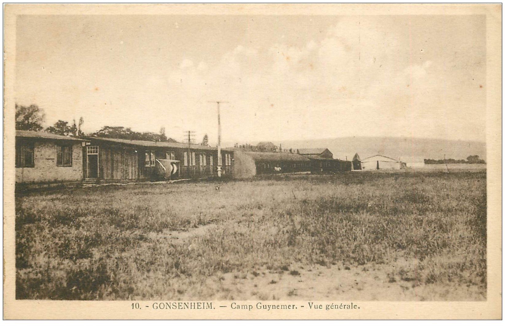 carte postale ancienne 67 GONSENHEIM. Camp Guynemer