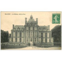 carte postale ancienne 14 BALLEROY. Le Château côté Parc 1914