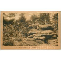 carte postale ancienne 67 MONT SAINTE-ODILE. Beckenfelsen 1920