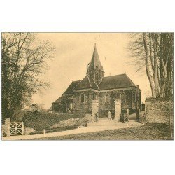 carte postale ancienne 14 BALLEROY. L'Eglise animation