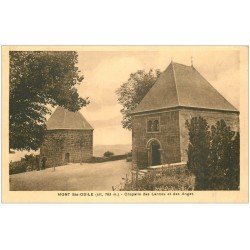 carte postale ancienne 67 MONT-SAINTE-ODILE. Chapelle Larmes et Anges