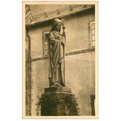 carte postale ancienne 67 MONT-SAINTE-ODILE. Couvent Statue