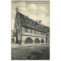 carte postale ancienne 67 OBERNAI OBEREHNHEIM. Halle aux blés ex Boucheries