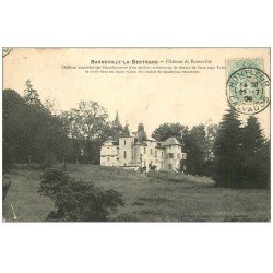 carte postale ancienne 14 BARNEVILLE-LA-BERTRAND. Le Château 1906