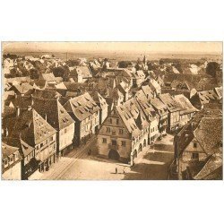 carte postale ancienne 67 OBERNAI OBEREHNHEIM. La Halle au Blé 1950