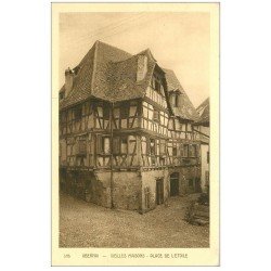 carte postale ancienne 67 OBERNAI OBEREHNHEIM. Maisons Place de l'Etoile