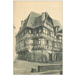 carte postale ancienne 67 OBERNAI OBEREHNHEIM. Vieille Maison. Pour Micheli à Clermont-Ferrand