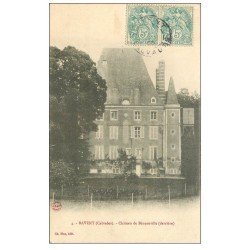 carte postale ancienne 14 BAVENT. Château de Béneauville 1905