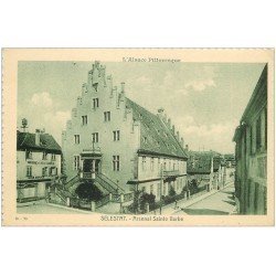 carte postale ancienne 67 SELESTAT SCHLETTSTADT. Arsenal Sainte-Barbe Confiserie de la Belle Marraine