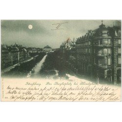 carte postale ancienne 67 STRASBOURG STRASSBURG. 1898 der Broglieplatz 1898