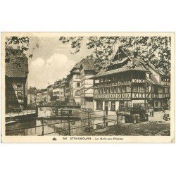 carte postale ancienne 67 STRASBOURG STRASSBURG. Bain-aux-Plantes 1937