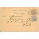 carte postale ancienne 67 STRASBOURG STRASSBURG. Carte correspondance pour Bloch à Paris vers 1877-1887