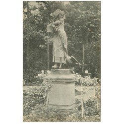 carte postale ancienne 67 STRASBOURG STRASSBURG. Gänseliesel Orangerie Statue