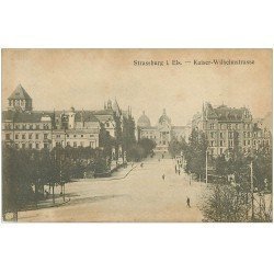 carte postale ancienne 67 STRASBOURG STRASSBURG. Kaiser Wilhelmstrasse