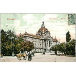 carte postale ancienne 67 STRASBOURG STRASSBURG. Kaiserpalast 1907