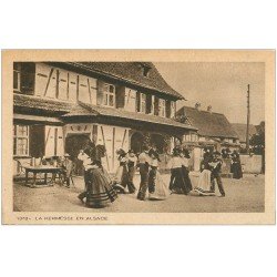 carte postale ancienne 67 STRASBOURG STRASSBURG. Kermesse en Alsace